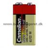 Camelion Plus 9V Alkaline batteri i foliepakning